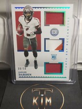 2021 Panini Encased Jaelon Darden Rookie Tri Patch /50 Tampa Bay Buccaneers