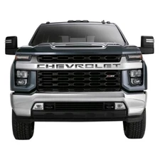 OEM 3-D Stamped CHEVROLET Front Grille Lettering in Black Platinum by Putco