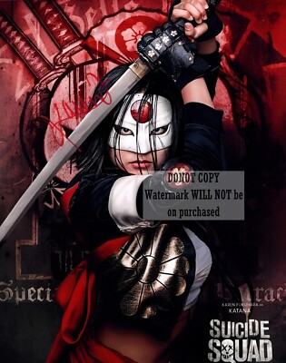 KAREN FUKUHARA SUICIDE SQUAD 8 x10'' handsigniertes handsigniertes Foto 82
