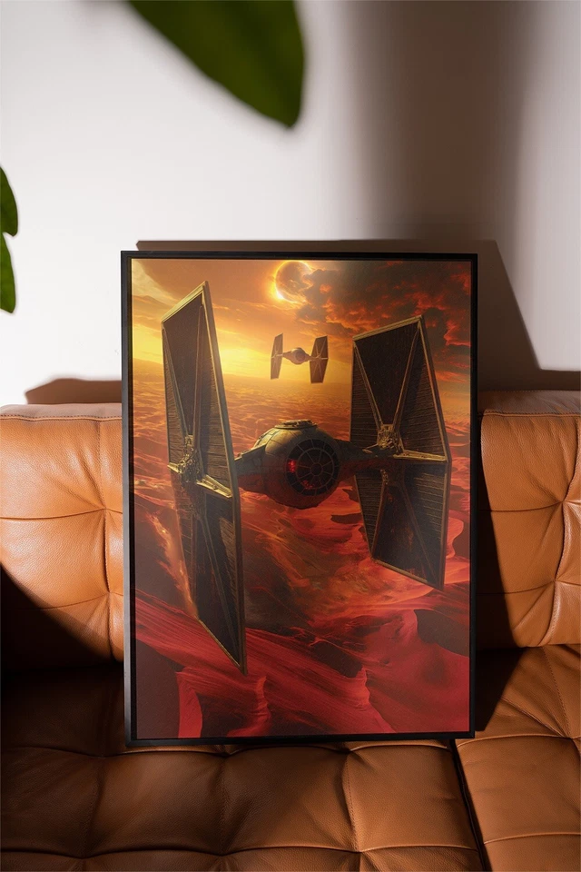 TIE-Fighter Star Wars - Movie Poster, Gifts For Him, Star Wars Dad, Fan Art - Image 2 of 4