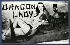 US Army Air Force WW2 Bomber Nose Art "Dragon Lady" of 20th Air Force Guam