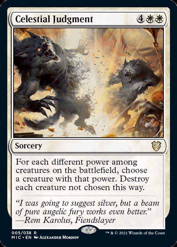 Celestial Judgment [Innistrad: Midnight Hunt Commander] Magic MTG