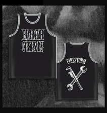 EARTH CRISIS basketball jersey band black All sizes E290