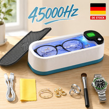 Ultraschallreinigungsger&auml;t Ultraschallreiniger Tragbar Brille Zahnersatz Schmuck