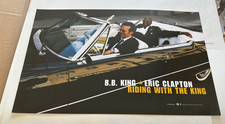 ERIC CLAPTON BB KING RIDING W/THE KING REPRISE 2000 INSTORE PROMO POSTER VG+