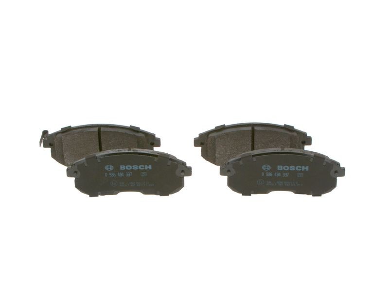 Plaquettes de frein BOSCH 0986494337 anti-sifflement pour système Nissan D10601FE0A