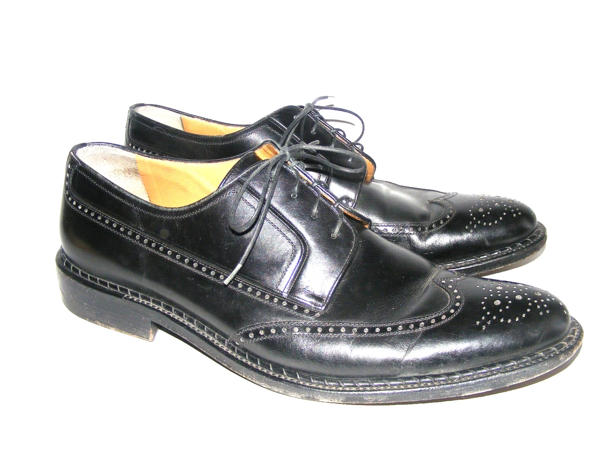 a.testoni Black Wingtip Men's Dress Shoes for sale | eBay