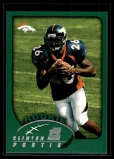 Clinton Portis 2002 Topps Rookie Card #326. rookie card picture