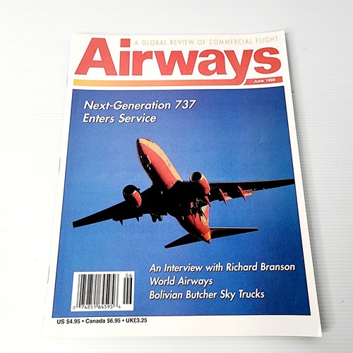 Airways Magazine Bundle Review Commercial Flight 1998 Aviation Pilot Plane x11 - Picture 7 of 22
