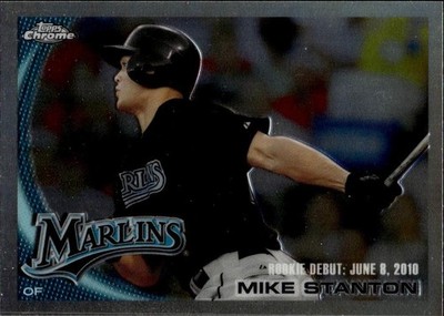 2010 Topps Update #CHR61 Mike Stanton Chrome Rookie Refractors