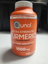 Qunol Turmeric Curcumin Supplement 1000mg with Ultra High Absorption for Join...