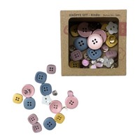 Oonique 48 KnöPfe, KnöPfe Set, KinderknöPfe, KnöPfe Bunt Zum NäHen