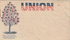 1861 Civil War Union Tree Cover & Stationery w/Interesting Letter