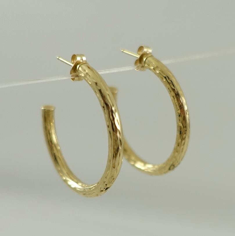 14K yellow gold ladies 1 1/8