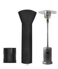 Patio Heater Cover Protector Waterproof Outdoor 87"x 33"x 27" Tear-Proof Black