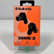 New Skullcandy Dime 3 Wireless Bluetooth Earbuds Black S2DCW