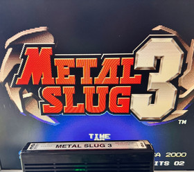 US Seller - Metal Slug 3 SNK Cartridge Neo Geo MVS -Authentic- Tested & working