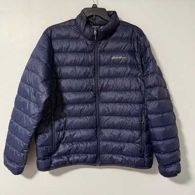ダウンジャケット 00s Eddie Bauer  puffer jacket navy Eddie Bauer Mens XL Navy Blue CirrusLite Down Puffer Jacket Full