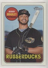 2018 Topps Heritage Minor League Edition Magenta Back Bobby Bradley #168 fm0