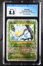 WEEDLE 99/110 REVERSE HOLO LEGENDARY COLLECTION POKEMON CGC 8.5 (New Label 9) on eBay