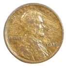 1914 1C BN Lincoln Cent- Choice EF/ IMPROPER ALLOY MIX (WOODY) SMH 1618