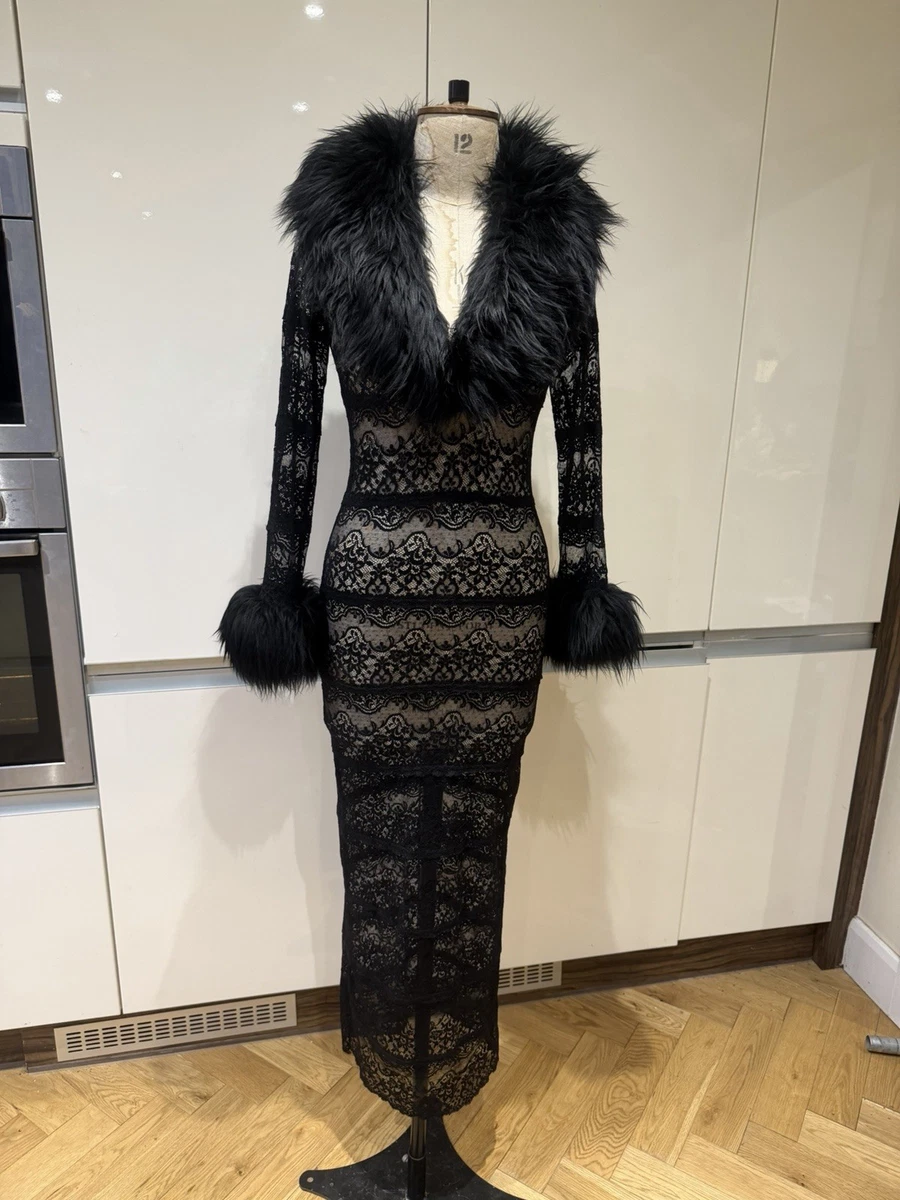 Fur Long Dresses for Women for sale | eBay
