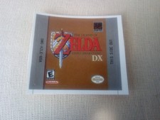 THE LEGEND OF ZELDA LINKS AWAKENING DX (USA) GameBoy replacement label