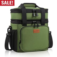 Expandable Large Insulated Lunch Box Heavy Duty Cooler Bag Durable Leakproof New