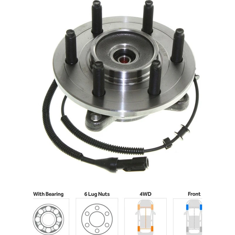 Buje de rueda para Ford F-150 Lincoln Mark LT 2005-2008 Foto 2 de 4