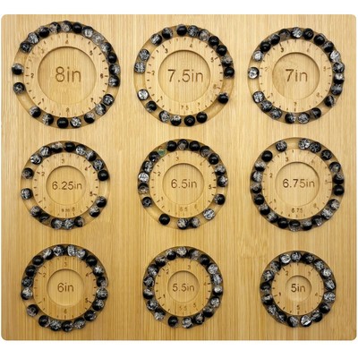 Bead Boards for Jewelry Making, Bamboo Beading Board for Jewelry Bracelet Mak...