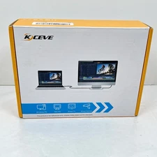 KCEVE 8K@60Hz Dual Monitor KVM Switch 2 Computers USB 3.0 HDMI KC-KVM8202