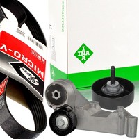 Gates 6PK1420 Keilrippenriemen-Satz + Spanner FüR Ford Focus 1.8