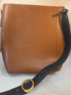 New Parisa Wang Allured Tote Medium Bag Color Brown