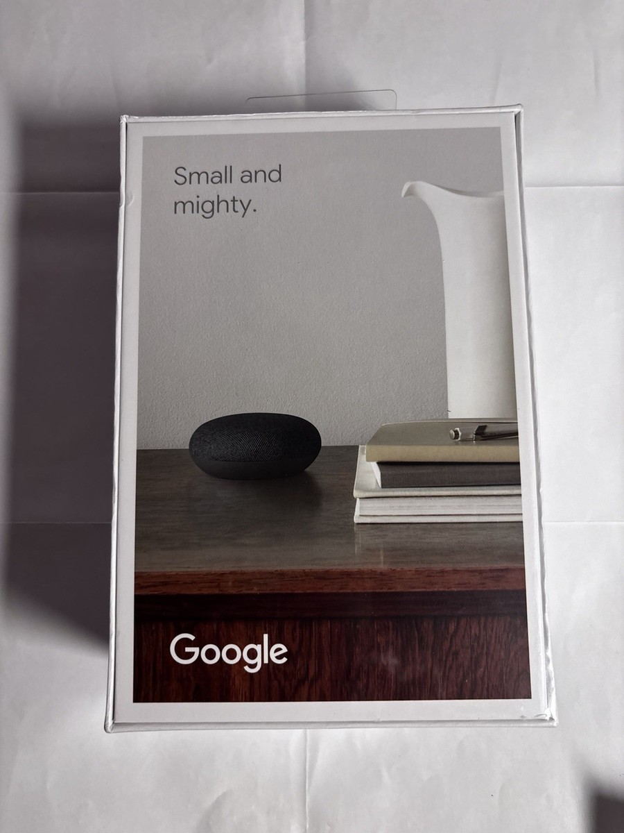 Google Nest Mini (2nd Generation) Smart Speaker - Charcoal for