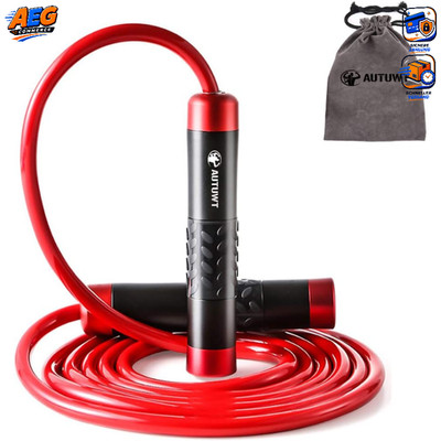 Springseil 1LB Aluminium Griff 9mm Dicke Fitness Gewichtsverlust Crossfit Boxen