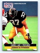 1991 Pro Set Spanish #634 Carnell Lake Fresh Break EX-EXMINT