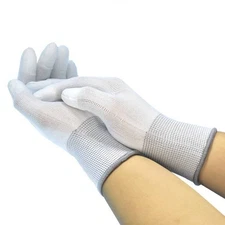 static Care ESD Anti-Static Assembly Inspection Handling Gloves, Dissipative Nyl
