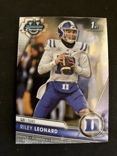 2023 Bowman U Football 1st - Riley Leonard - Duke- #6