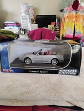 Maserati Spyder Special Edition 1:18 Die Cast Metal Collection Maisto in Box