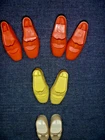 VTG LOT OF IDEAL 1960s/1970s CRISSY /MIA/VELVET AND FRIENDS DOLL SHOES