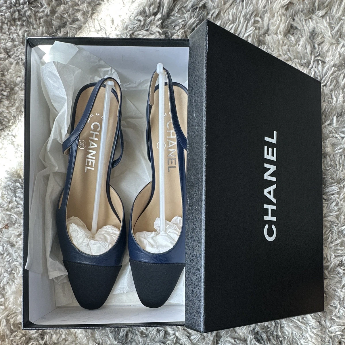 CHANEL Slingbacks Med 1 to 2 3/4 Inch Women's Heels | eBay