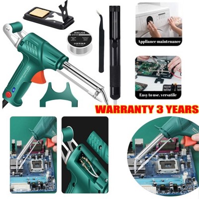 Handheld welding kit. Built-in heated industrial (tin)welding tool