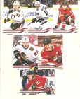 Chicago Blackhawks 2025-26 Upper Deck Series 1 Base Team Set -- 6 Cards