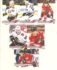 Chicago Blackhawks 2025-26 Upper Deck Series 1 Base Team Set -- 6 Cards