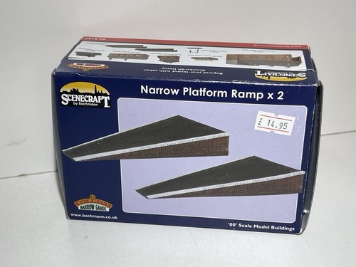 Rampas de plataforma estrecha Bachmann 44-0162 calibre OO modelo ferrocarril x2 | Condition: Used