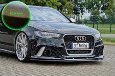 Frontspoiler Spoilerschwert  ABS für VW Audi RS6 4G C7 mit ABE in OEM Optik