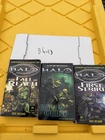 Xbox Halo Book  1st Ed Set Lot Fall of Reach The Flood First Strike Vtg