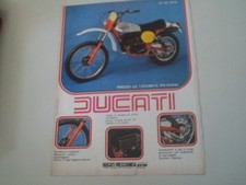 advertising Pubblicità 1977 MOTO DUCATI 125 SIX DAYS