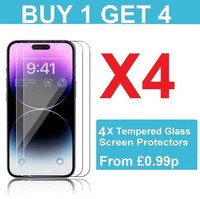 Tempered Glass Screen Protector For iPhone 17 16 15 14 13 12 11 Pro Max Plus XR