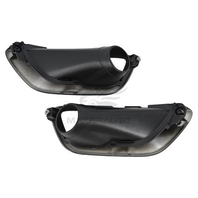 Fit Acura RDX 2019-2021 Chrome Front Fog Lamp Lower Molding Replacement a pair